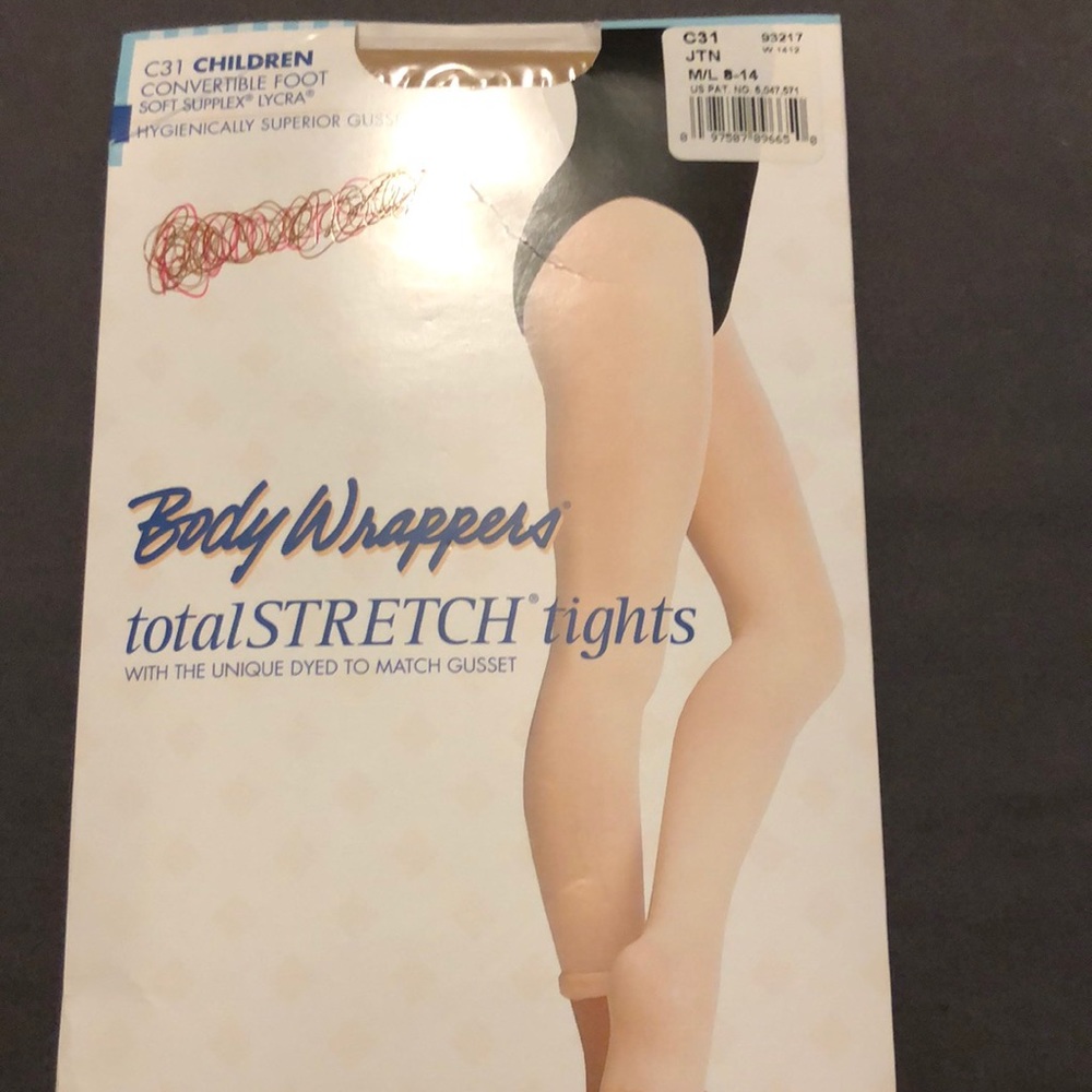 New Body Wrappers C31 Convertible Tan Tights